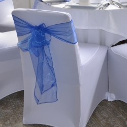 Location de housse de chaise - Blanche
